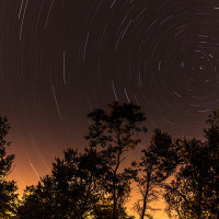 star trails