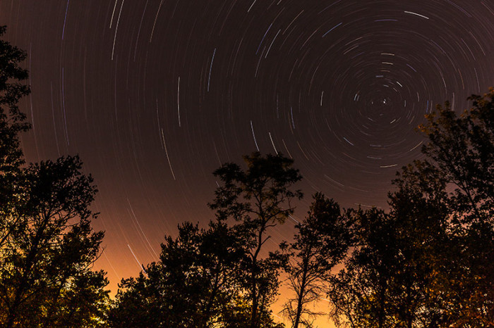 star trails