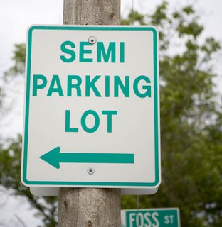Semi Parking Lot