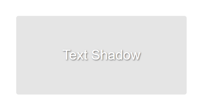 text shadow example