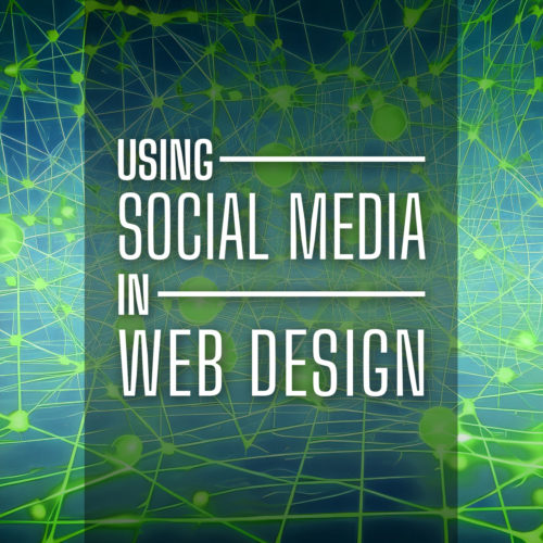 Using social media in web design